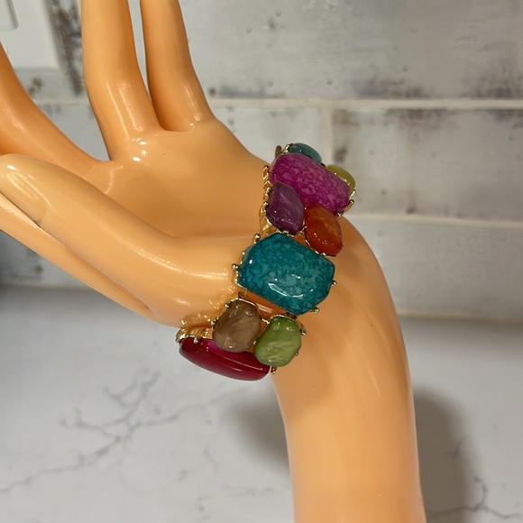 Adorable Beaded Elastic Bracelet Great Condition - Picture 7 of 9